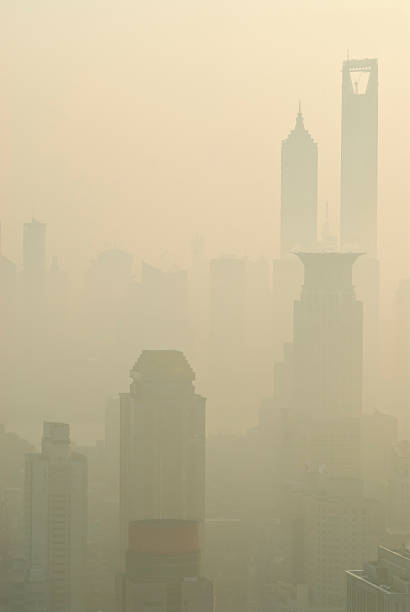 istock Urban air pollution and the Shanghai skyline 152136998
