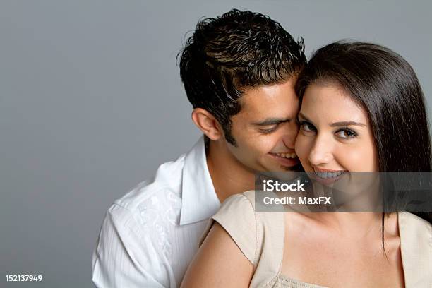 Young Ethnic Couple In Love Stock Photo - Download Image Now - Couple - Relationship, Studio Shot, West Asian Ethnicity