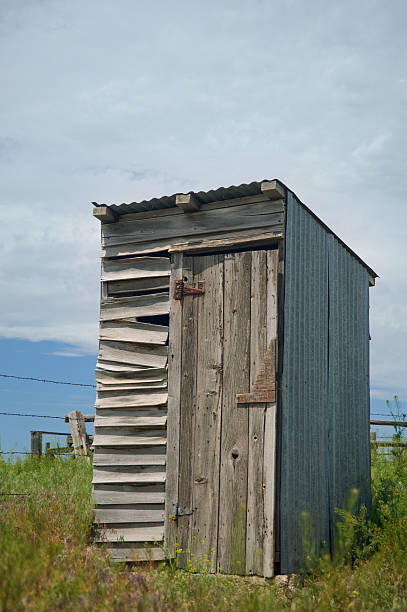 istock Outhouse on an old farm 152138253