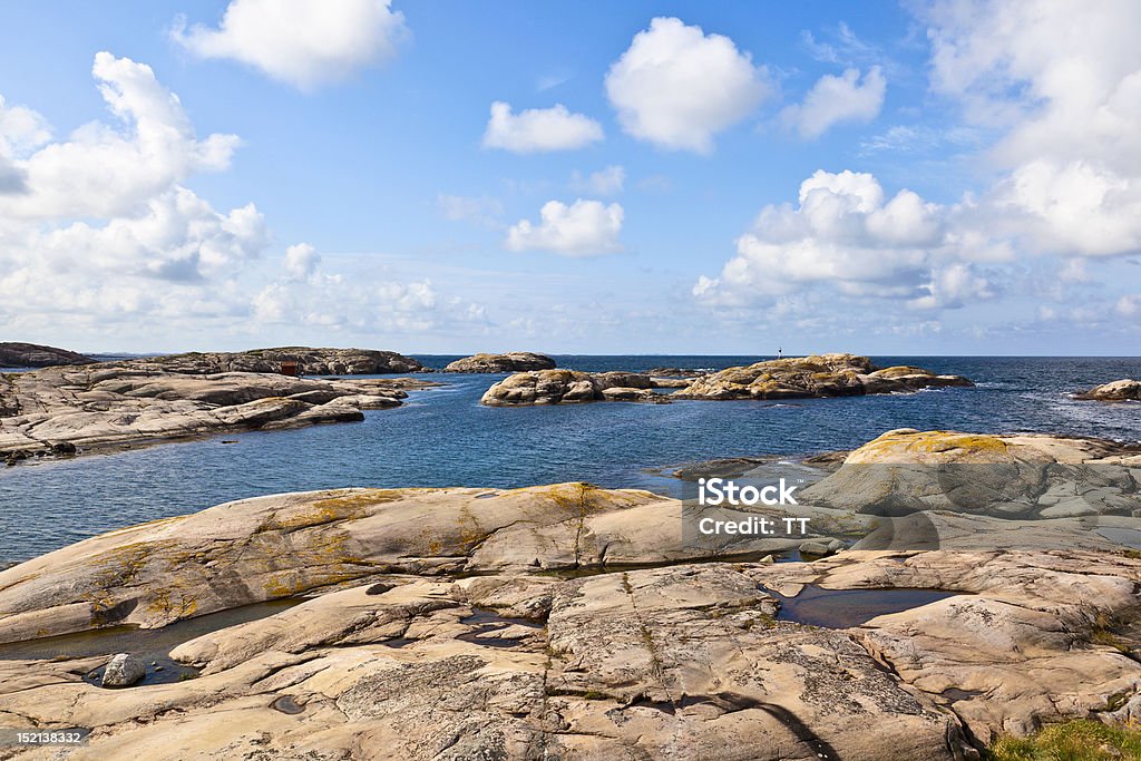 Rocky sea archipelago - Royaltyfri Skärgård Bildbanksbilder