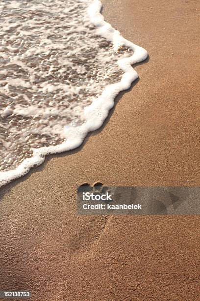 Beach Stock Photo - Download Image Now - Beach, Footprint, Human Body Part