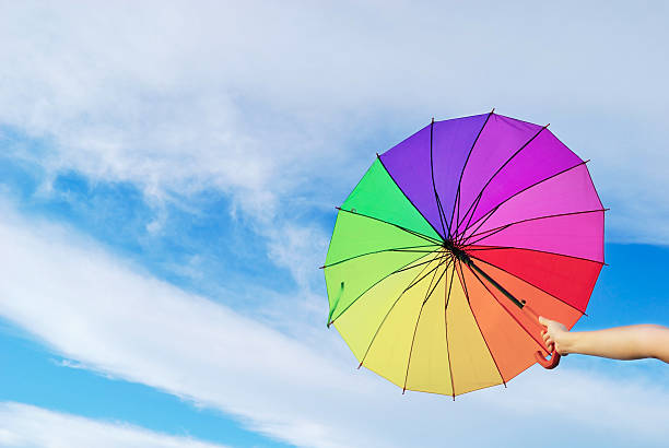 istock multicolored umbrella against the all season 152139640