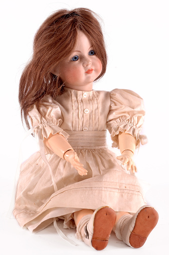 antique wooden doll