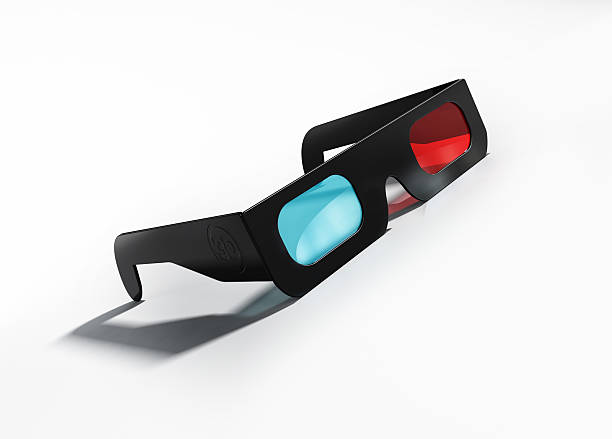3D glasses stock photo