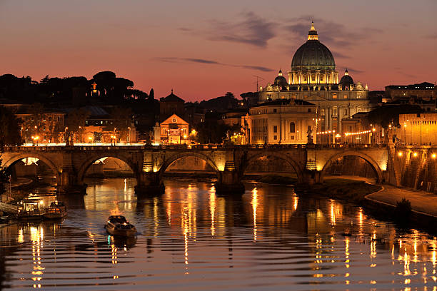 istock St. Peter's Cathedral with Ponte Sant Angelo and Tiber river 152145069