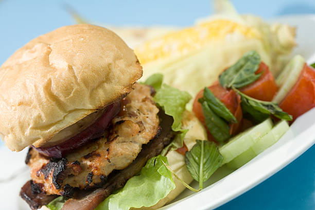 istock Grilled Turkey Burgers 152145632