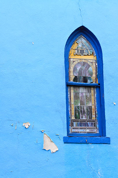 istock Old Stained Glass Church Window 152145761