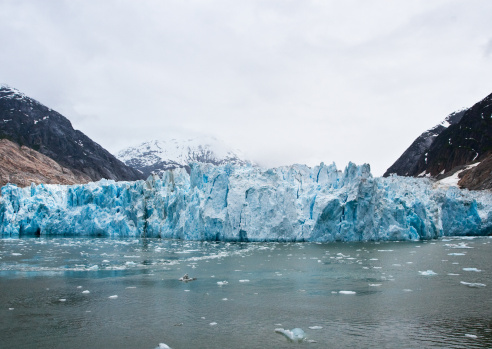 The Dawes Glacier in the Endicott Arm of Alaska