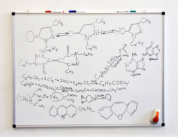 Ciência fórmulas Química - foto de acervo