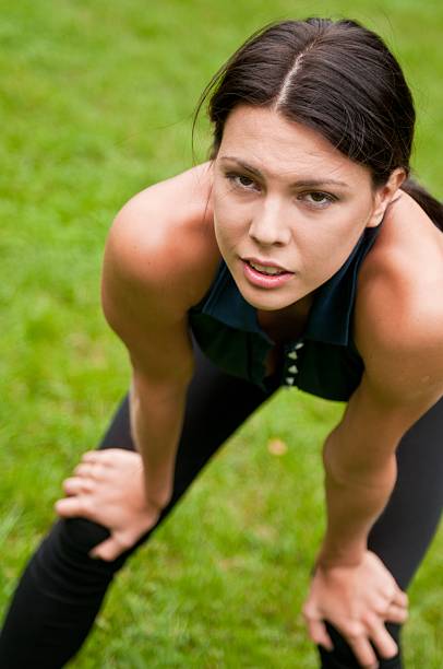 istock Relax - tired woman after sport 152146137