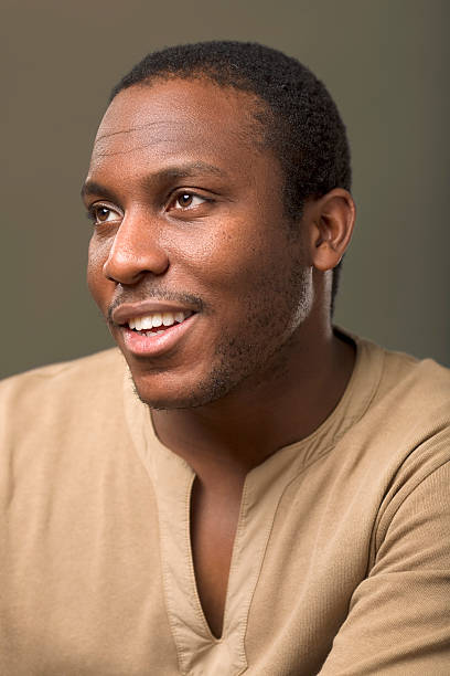 Portrait of a young African man