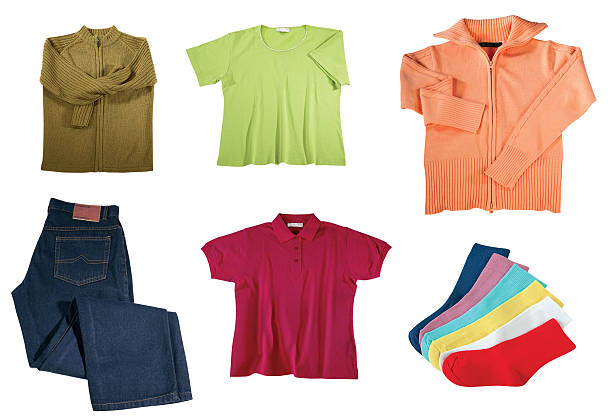 istock Set of color women clothes 152146452