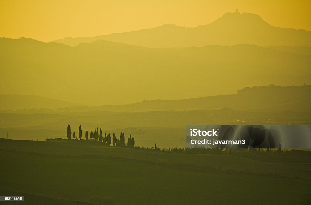 Paysage typique de Toscane - Photo de Agriculture libre de droits