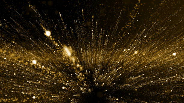 istock Particles gold glitter bokeh award dust abstract background 1521467932