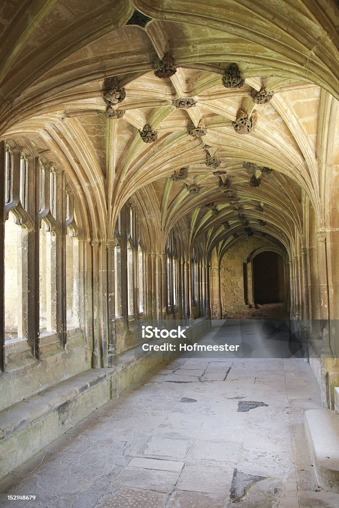 HABITACIÓN Cloister Corredor - Foto de stock de Abadía libre de derechos