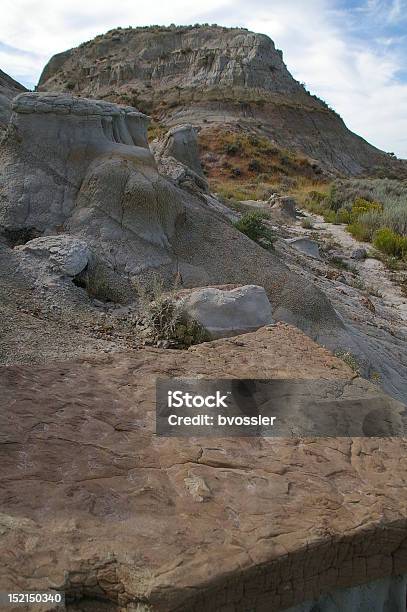 Badlands View Of Rock Formations Stock Photo - Download Image Now - Badlands, Butte - Rocky Outcrop, In Front Of