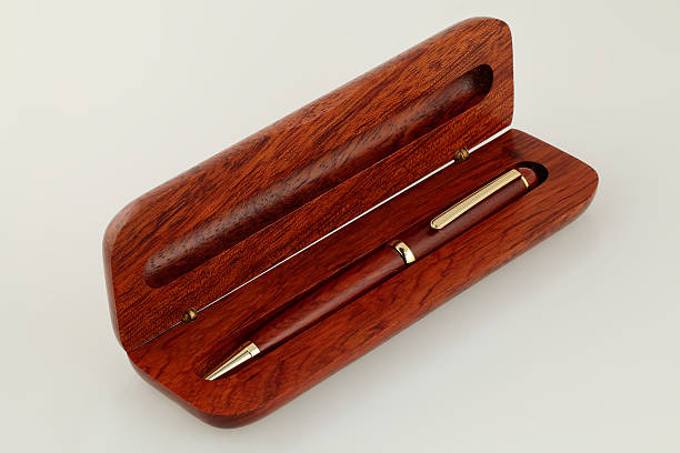 istock ballpoint in a wooden box 152150742