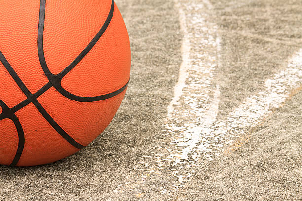 istock Basketball At Low Angle On Urban Playground 152151003