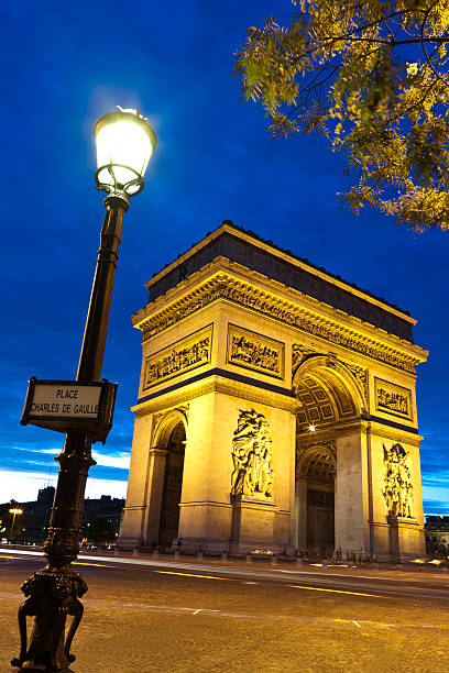 Arc de triomphe, Paris stock photo