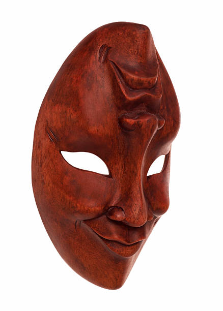 istock Greek wooden mask 152151224