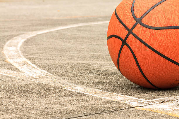 istock Basketball On Old Inner City Playground 152151584