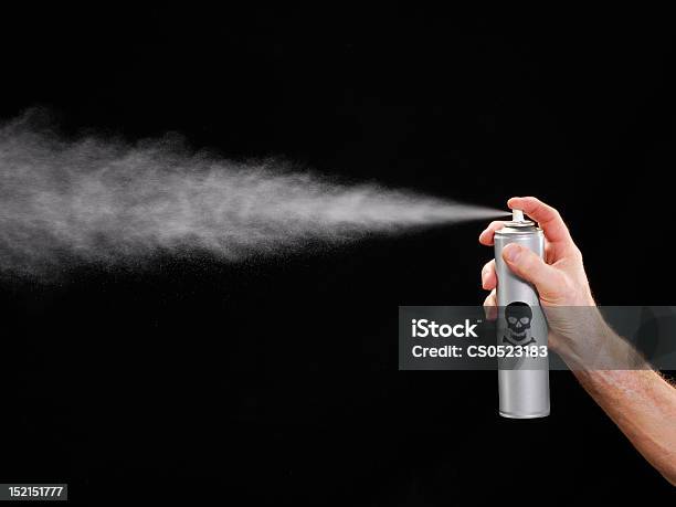 Ozone Wars Stock Photo - Download Image Now - Poisonous, Aerosol Can, Black Color