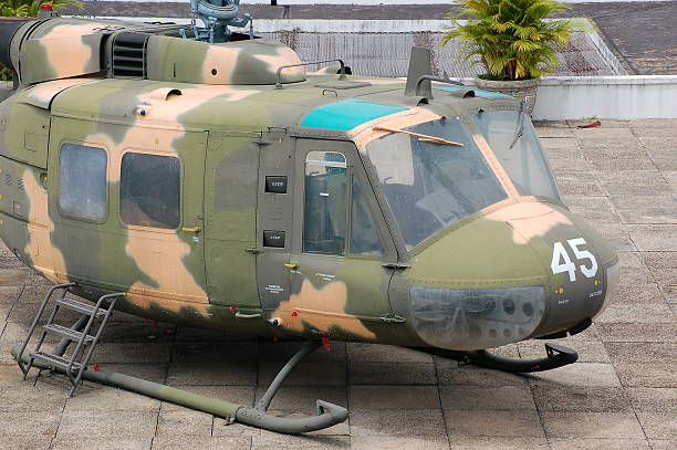 UH1 Helicopter UH1 Helicopter Saigon, Vietnam uh 1 helicopter stock pictures, royalty-free photos & images