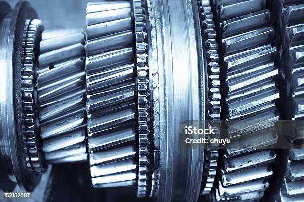 Gear Gearbox Stock Photo - Download Image Now - Accuracy, Alloy, Communication