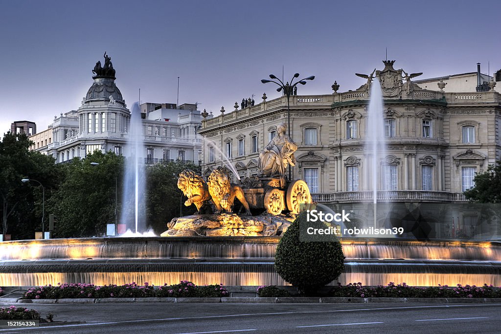 Cibeles Fountain Cibeles Fountain in Madrid, Spain Madrid Stock Photo