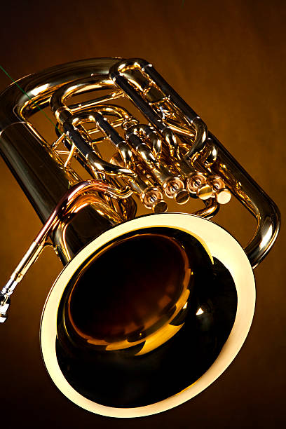 istock Tuba Euphonium Isolated on Gold 152157358