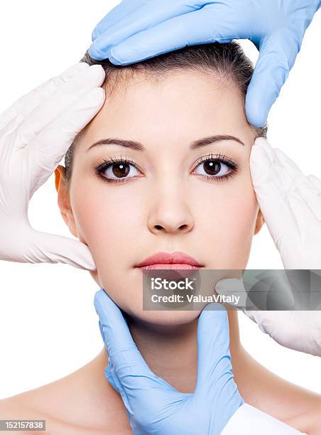 Plastic Surgeons And Beauty Face Stock Photo - Download Image Now - 20-29 Years, Adult, Adults Only