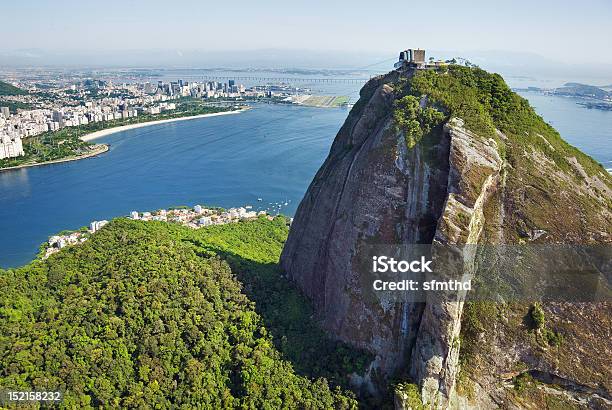 Vista Aérea Do Rio De Janeiro E O Pãodeaçúcar - Fotografias de stock e mais imagens de Helicóptero - Helicóptero, Rio de Janeiro, Admirar a Vista