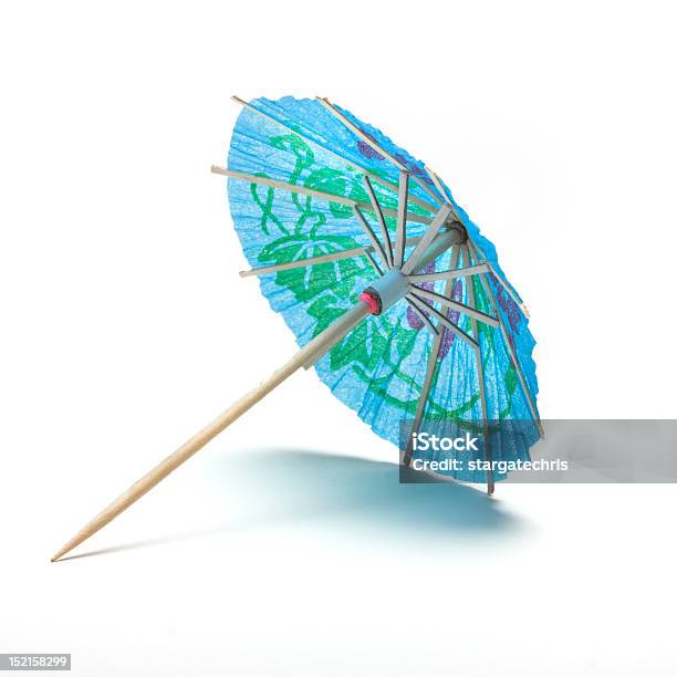 Cocktail Guardachuva - Fotografias de stock e mais imagens de Sombrinha para Copo - Sombrinha para Copo, Figura para recortar, Azul