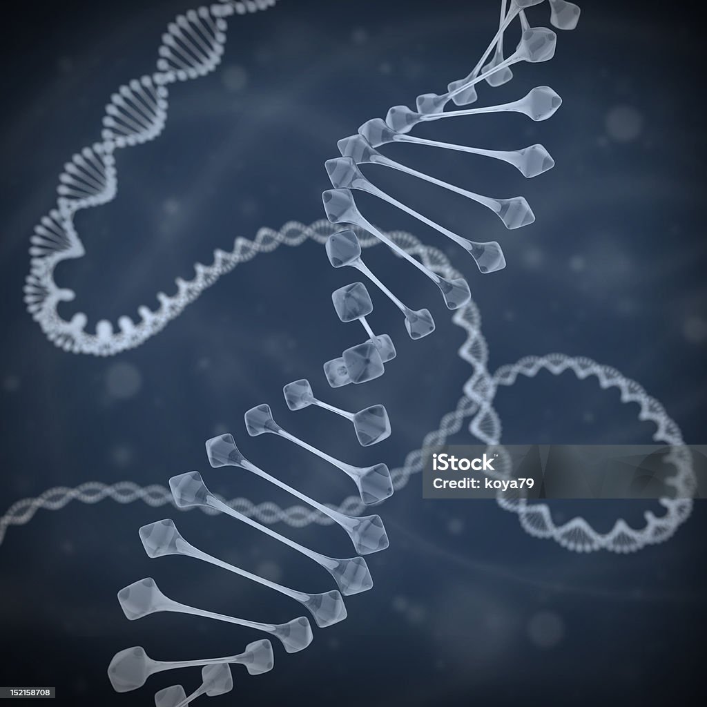 DNA abstrakte Abbildung - Lizenzfrei Abstrakt Stock-Foto