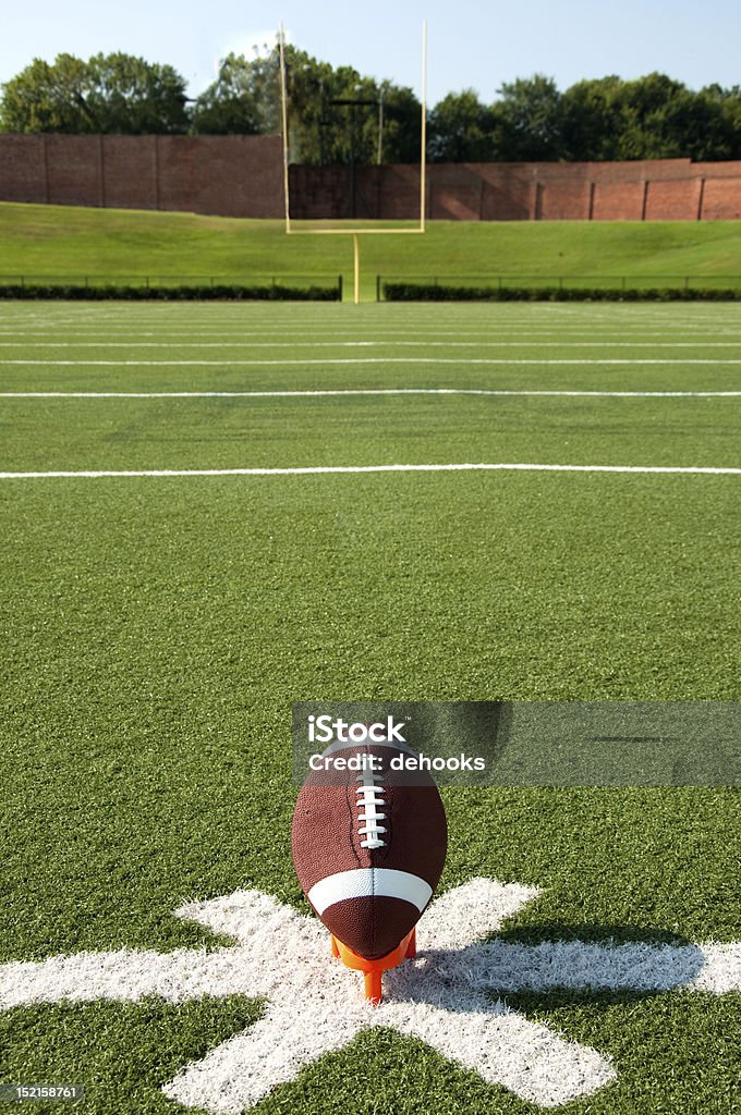 American-Football-Kickoff - Lizenzfrei Amerikanischer Football Stock-Foto