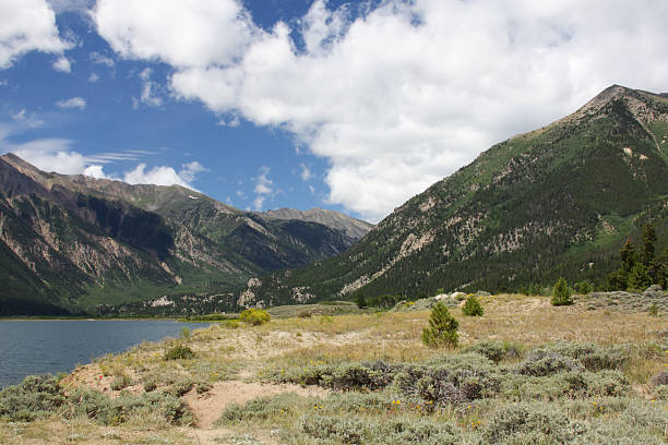 istock Colorado Rockies and lake 152160188