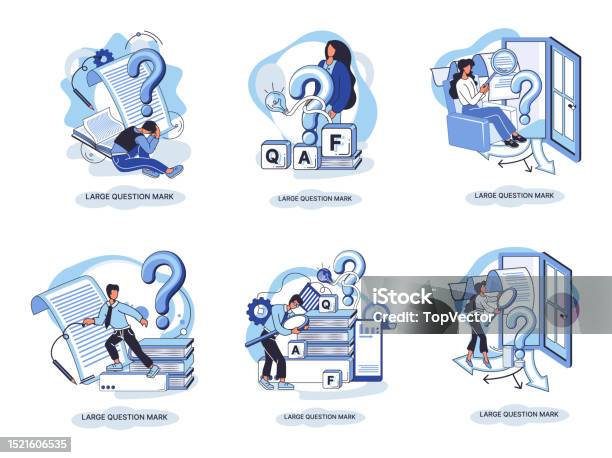 Last Question Image Ladge Question Mark Problem And Solution Concept Metaphor Ask Questions ...