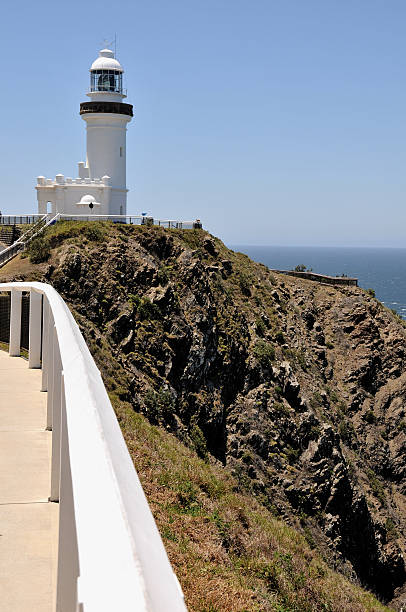 The Cape Byron Lighthouse, Australia stock photo
