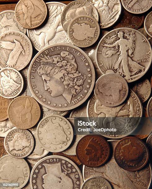 アンティーク米国硬貨ます - 硬貨のストックフォトや画像を多数ご用意 - 硬貨, 骨董品, コレクション