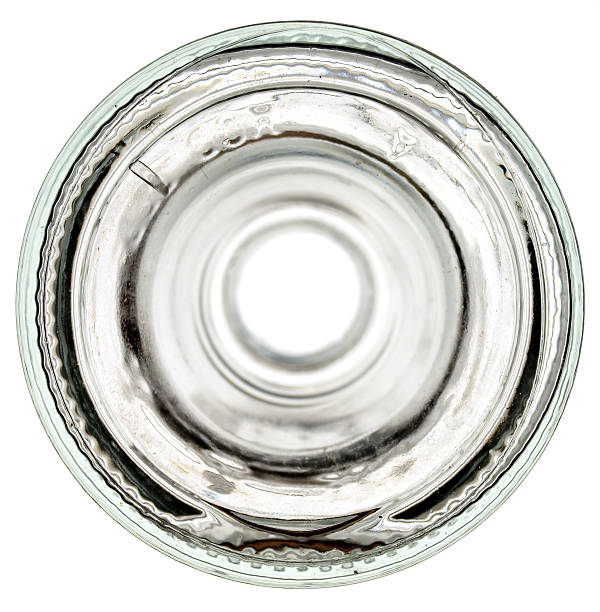 istock Bottom of a glass bottle 152161478