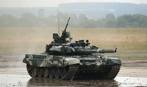 istock T-90 is a Russian main battle tank (MBT) 152161542