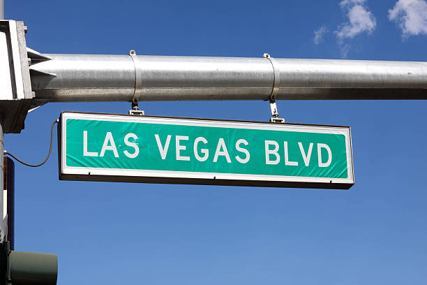 istock Las Vegas BLVD Road Sign 152162218