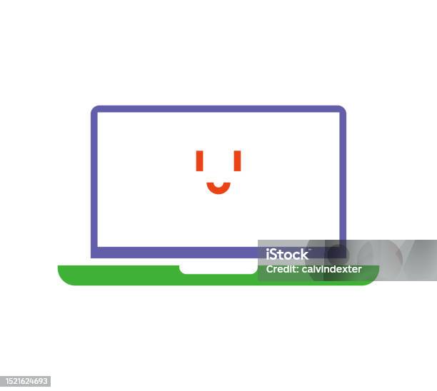 Laptop Computer Stock Illustration - Download Image Now - Business ...