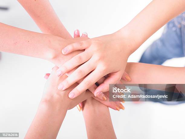 Business Team Join Hands Stock Photo - Download Image Now - Business, Business Strategy, Businessman