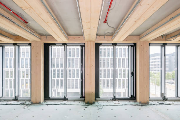 istock construction site of a sustainable Timber-concrete composite office building 1521647703