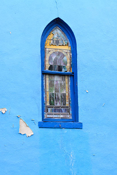 istock Old Stained Glass Church Window 152167796