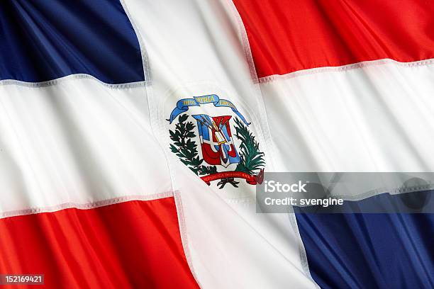 Foto de Bandeira Da República Dominicana e mais fotos de stock de América Latina - América Latina, As Américas, Azul