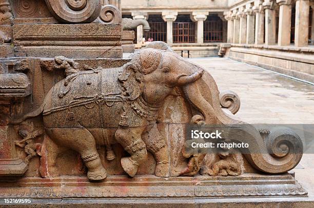 India Brihadeeswarar Hindu Temple In Thanjavur Stock Photo - Download Image Now - Architecture, Asia, Bas Relief