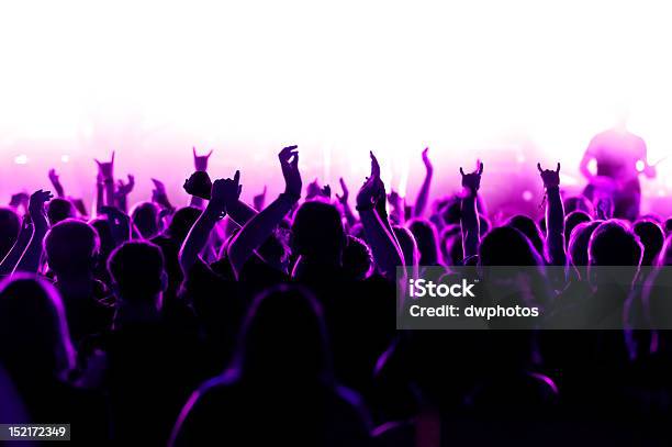 Multitud De Conciertos Foto de stock y más banco de imágenes de Aclamar - Aclamar, Acontecimiento, Actuación - Espectáculo