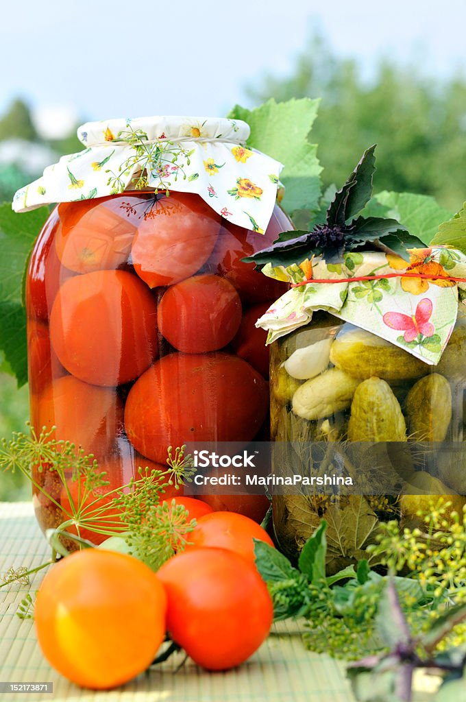 Conserve fatte in casa - Foto stock royalty-free di Agricoltura